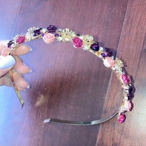Rose Gold Flower Headband